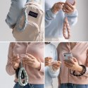 Rinkge Holder & Puffer Hand Strap Floral Pink