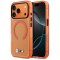 Etui BMW M IML Metal Logos Mag Safe do i Phone 17 Pro Max pomarańczowy