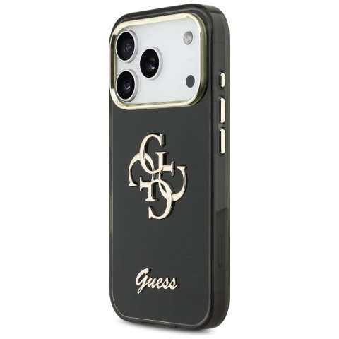Etui Guess IML 4G Script Metal do i Phone 17 Pro czarny
