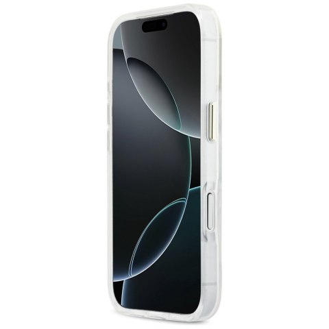 Etui Guess IML Gradient Script Metal Mag Safe do i Phone 17 Pro Max biały