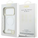 Etui Guess IML Gradient Script Metal Mag Safe do i Phone 17 Pro Max biały