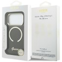 Etui Guess IML Script Metal Mag Safe do i Phone 17 Pro Max czarny