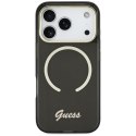 Etui Guess IML Script Metal Mag Safe do i Phone 17 Pro czarny