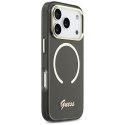 Etui Guess IML Script Metal Mag Safe do i Phone 17 Pro czarny