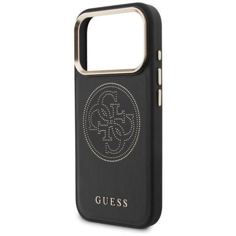 Etui Guess Perforated 4G Mag Safe do i Phone 17 Pro Max czarny