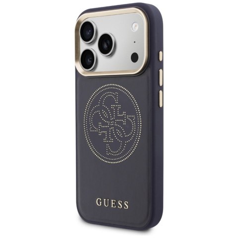 Etui Guess Perforated 4G Mag Safe do i Phone 17 Pro Max niebieski
