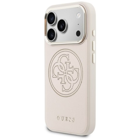 Etui Guess Perforated 4G Mag Safe do i Phone 17 Pro Max różowy