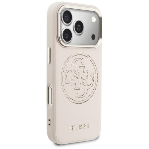 Etui Guess Perforated 4G Mag Safe do i Phone 17 Pro Max różowy