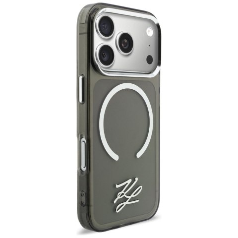 Etui Karl Lagerfeld IML KL Script Logo Mag Safe do i Phone 17 Pro Max czarny