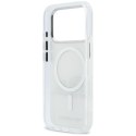 Etui Karl Lagerfeld IML Karl & Choupette Peekaboo Logo Mag Safe do i Phone 17 Pro biały