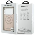 Etui Karl Lagerfeld K Head Point Logo Mag Safe do i Phone 17 Pro Max różowy