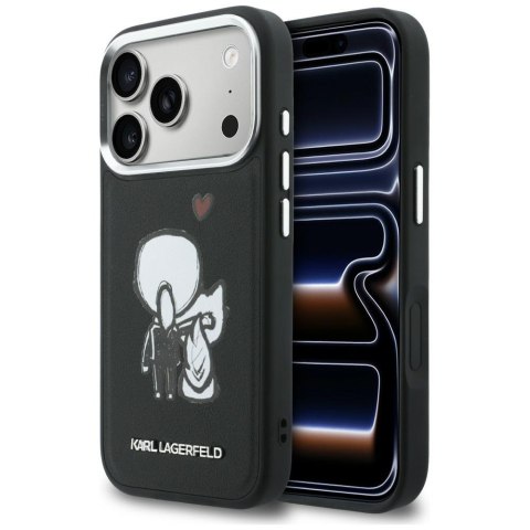Etui Karl Lagerfeld Karl & Choupette Back Logo Mag Safe do i Phone 17 Pro czarny