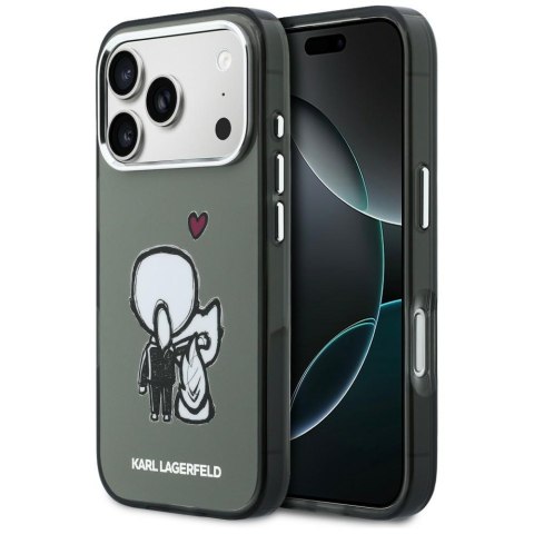Etui Karl Lagerfeld Karl & Choupette Back Mag Safe do i Phone 17 Pro Max czarny