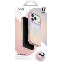 Etui UNIQ Iridescia do i Phone 17 Pro Magclick Charging pink prism