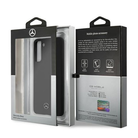 Mercedes MEHCS21SSILBK S21 G991czarny/black hardcase Silicone Line
