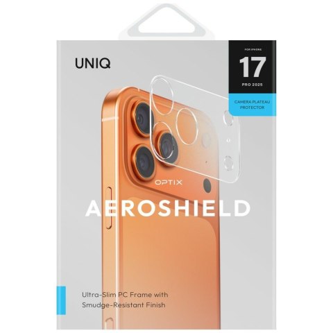 Ochrona modułu kamery aparatu UNIQ Optix Aeroshield Camera Module Protector do i Phone 17 Pro przezroczysty