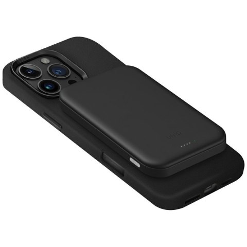 Powerbank UNIQ Lyden Lexa Magnetic 5000m Ah PD USB-C Mag Safe czarny