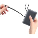 Powerbank USAMS XR Series CD228 10000m Ah 20W + kabel USB-C/Lightning czarny