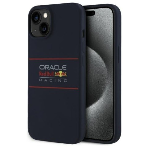 Red Bull RBHMP14S24SIHSRV i Phone 14 6.1" hardcase granatowy/navy Silicone Horizontal Logo Mag Safe