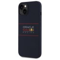 Red Bull RBHMP14S24SIHSRV i Phone 14 6.1" hardcase granatowy/navy Silicone Horizontal Logo Mag Safe