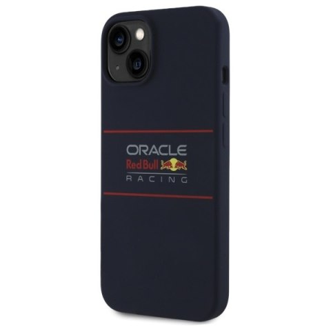 Red Bull RBHMP14S24SIHSRV i Phone 14 6.1" hardcase granatowy/navy Silicone Horizontal Logo Mag Safe