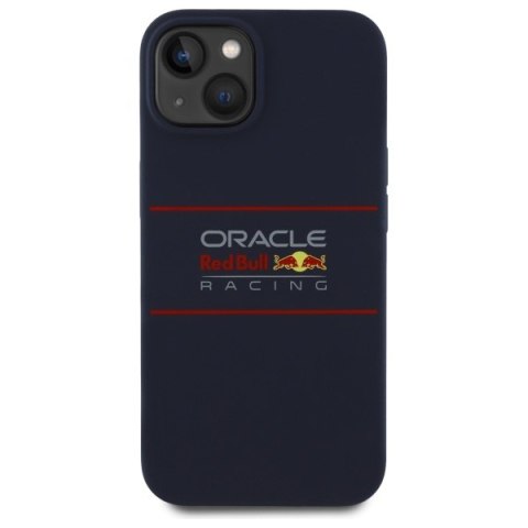 Red Bull RBHMP14S24SIHSRV i Phone 14 6.1" hardcase granatowy/navy Silicone Horizontal Logo Mag Safe