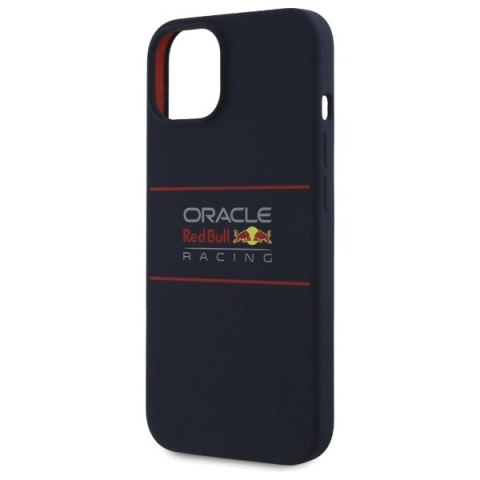 Red Bull RBHMP14S24SIHSRV i Phone 14 6.1" hardcase granatowy/navy Silicone Horizontal Logo Mag Safe