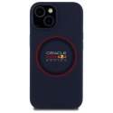 Red Bull RBHMP14S24SIILVR i Phone 14 6.1" hardcase granatowy/navy Silicone Red Ring Mag Safe