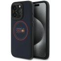Red Bull RBHMP15X24PUILVR i Phone 15 Pro Max 6.7" hardcase granatowy/navy Leather Red Ring Mag Safe