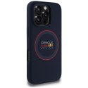 Red Bull RBHMP16X24SIILVR i Phone 16 Pro Max 6.9" hardcase granatowy/navy Silicone Red Ring Mag Safe