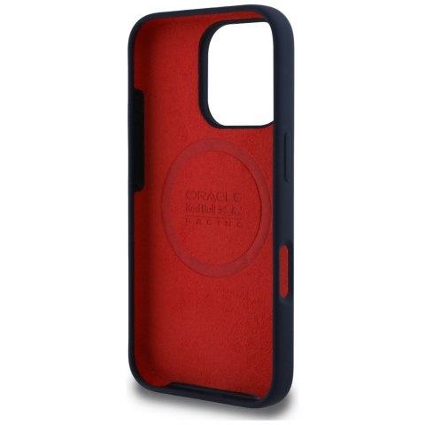 Red Bull RBHMP16X24SIILVR i Phone 16 Pro Max 6.9" hardcase granatowy/navy Silicone Red Ring Mag Safe