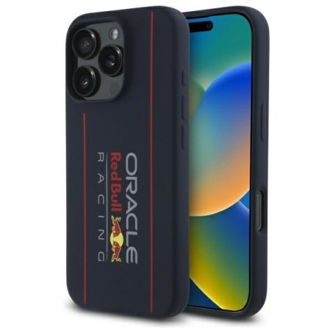Red Bull RBHMP16X24SIOLRV i Phone 16 Pro Max 6.9" hardcase granatowy/navy Silicone Vertical Logo Mag Safe