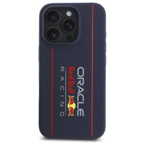Red Bull RBHMP16X24SIOLRV i Phone 16 Pro Max 6.9" hardcase granatowy/navy Silicone Vertical Logo Mag Safe