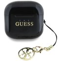 Słuchawki TWS Guess Glossy Effect Printed Classic Logo & Charm czarny