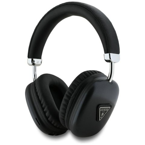 Słuchawki nauszne Guess Bluetooth 5.3 Metallic Triangle Logo czarny