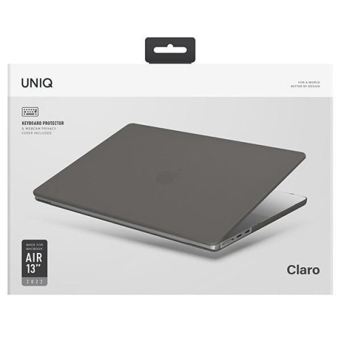 UNIQ etui Claro Mac Book Air (2018-2020) szary/smoke grey
