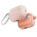 UNIQ etui Clyde Lock Case Air Pods Pro 2(2022/2023) pudrowo różowy-różowy/light pink-crepe pink