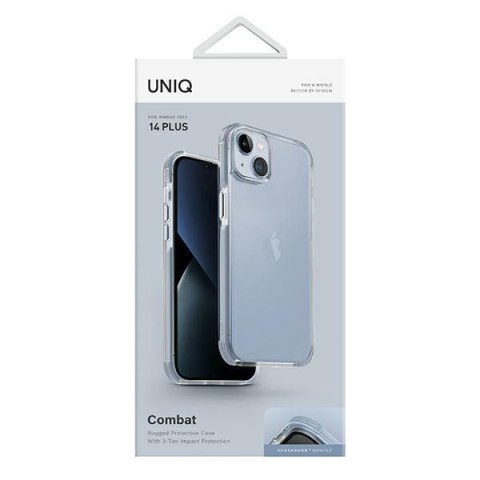 UNIQ etui Combat i Phone 14 Plus / 15 Plus 6.7" niebieski/arctic blue