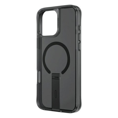 UNIQ etui Eleva with Vertica Stand i Phone 16 Pro 6.3" czarny/carbon black