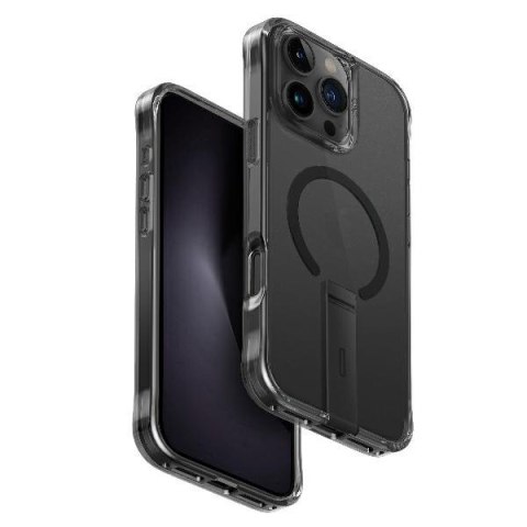 UNIQ etui Eleva with Vertica Standi Phone 16 Pro Max 6.9" czarny/carbon black