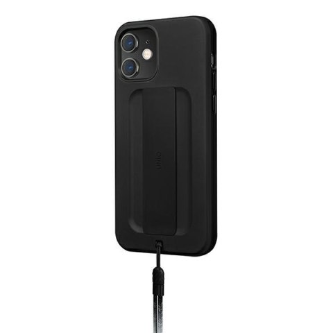 UNIQ etui Heldro i Phone 12 mini 5,4"czarny/midnight black Antimicrobial