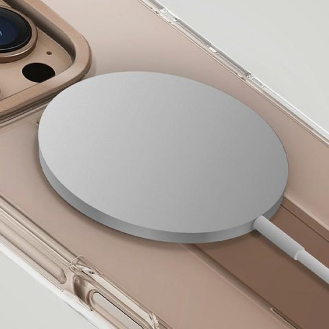 UNIQ etui Heldro Max i Phone 16 Pro 6.3" Magclick Charging złoty/taupe gold