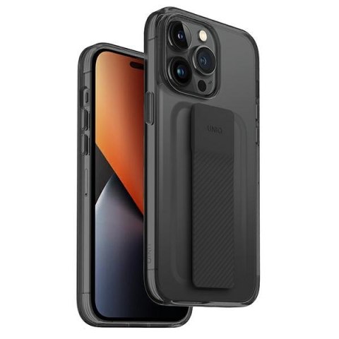 UNIQ etui Heldro Mount i Phone 14 Pro6,1" szary/vapour smoke