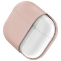 UNIQ etui Lino Air Pods 4 / 5 Silicone różowy/pink blush