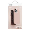 UNIQ etui Lino Hue i Phone 15 Pro Max6.7" Magclick Charging różowy/blush pink