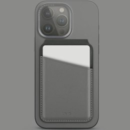 UNIQ Lyden DS magnetyczny portfel RFIDi stojak na telefon szaro-czarny/charcoal grey-black