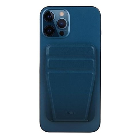 UNIQ Lyft magnetyczny stojak na telefonsnap-on stand and card holder niebieski/blue