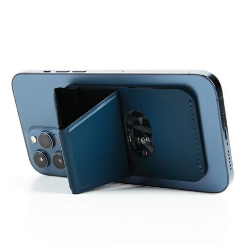 UNIQ Lyft magnetyczny stojak na telefonsnap-on stand and card holder niebieski/blue
