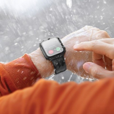 UNIQ etui Nautic Apple Watch Series 7/8/9 41mm przezroczysty/dove clear