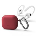 UNIQ etui Nexo Air Pods 3 gen + Ear Hooks Silicone czerwony/coral